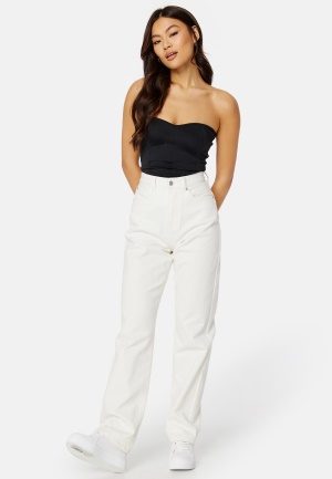 BUBBLEROOM Kendra Straight Jeans Offwhite 36