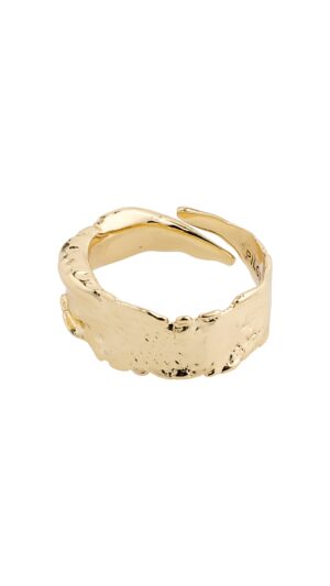 Pilgrim BATHILDA recycled ring guldbelagt