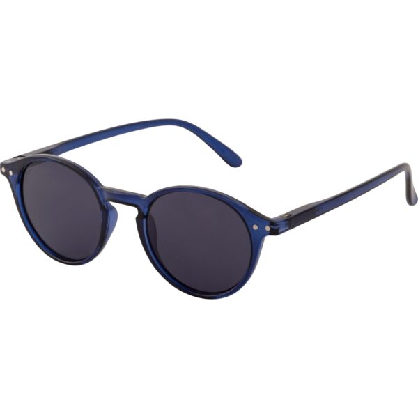 Pilgrim ROXANNE klassiske runde solbriller, blue