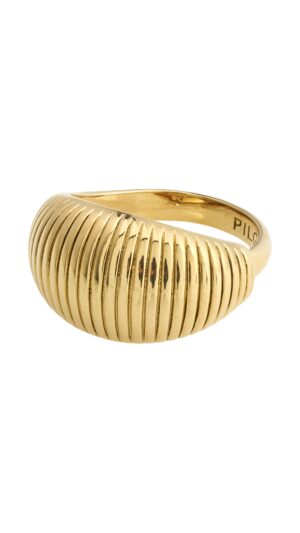 Pilgrim XENA recycled ring guldbelagt
