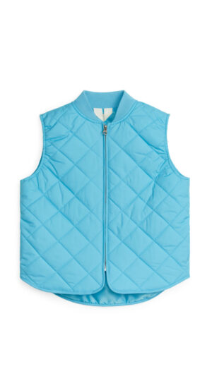 Quilted Insulator Vest - Turquoise