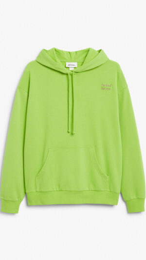 Sporty statement hoodie - Green