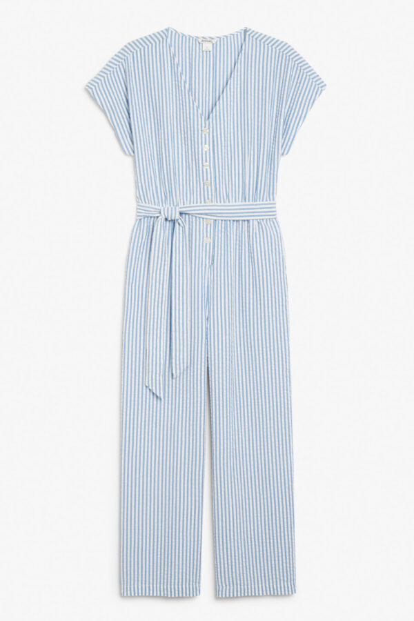 Wide leg jumpsuit - Blue