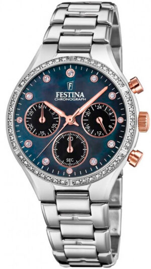 Festina Chrono F20401/4 - Dame - 36 mm - Analog - Kvarts - Mineralglas