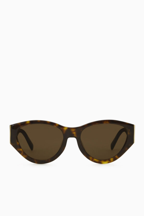 TORTOISESHELL CAT-EYE SUNGLASSES