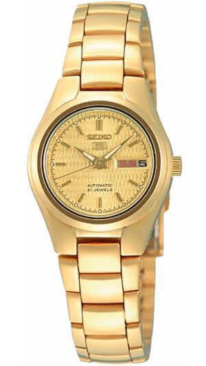 Seiko 5 Ladies Automatic SYMC18K1 - Dame - 24 mm - Analog - Automatisk - Hardlex Crystal Mineralglas