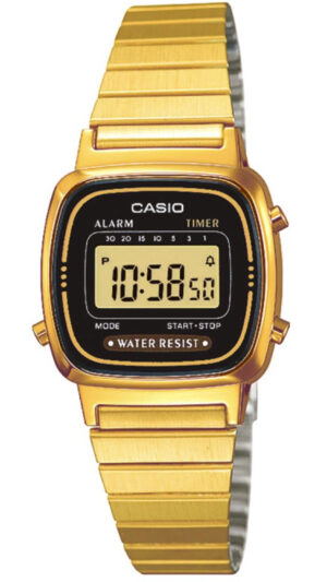 Casio Vintage LA670WEGA-1EF - Dame - 24 mm - Digitalt - Quartz - Plexiglas