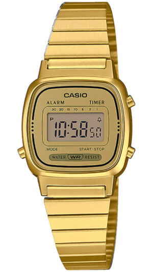 Casio Vintage LA670WEGA-9EF - Dame - 24 mm - Digitalt - Quartz - Plexiglas