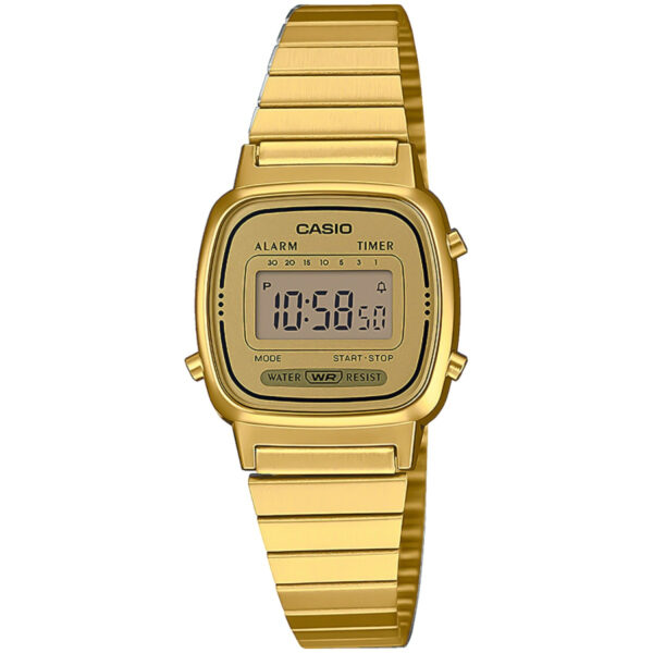 Casio Vintage LA670WEGA-9EF - Dame - 24 mm - Digitalt - Quartz - Plexiglas