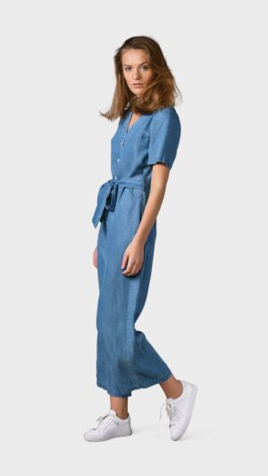 Klitmøller Collective - Marna jumpsuit - Light blue chambrey - L