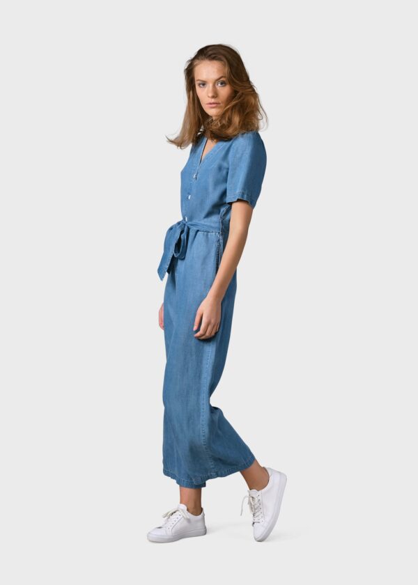 Klitmøller Collective - Marna jumpsuit - Light blue chambrey - L